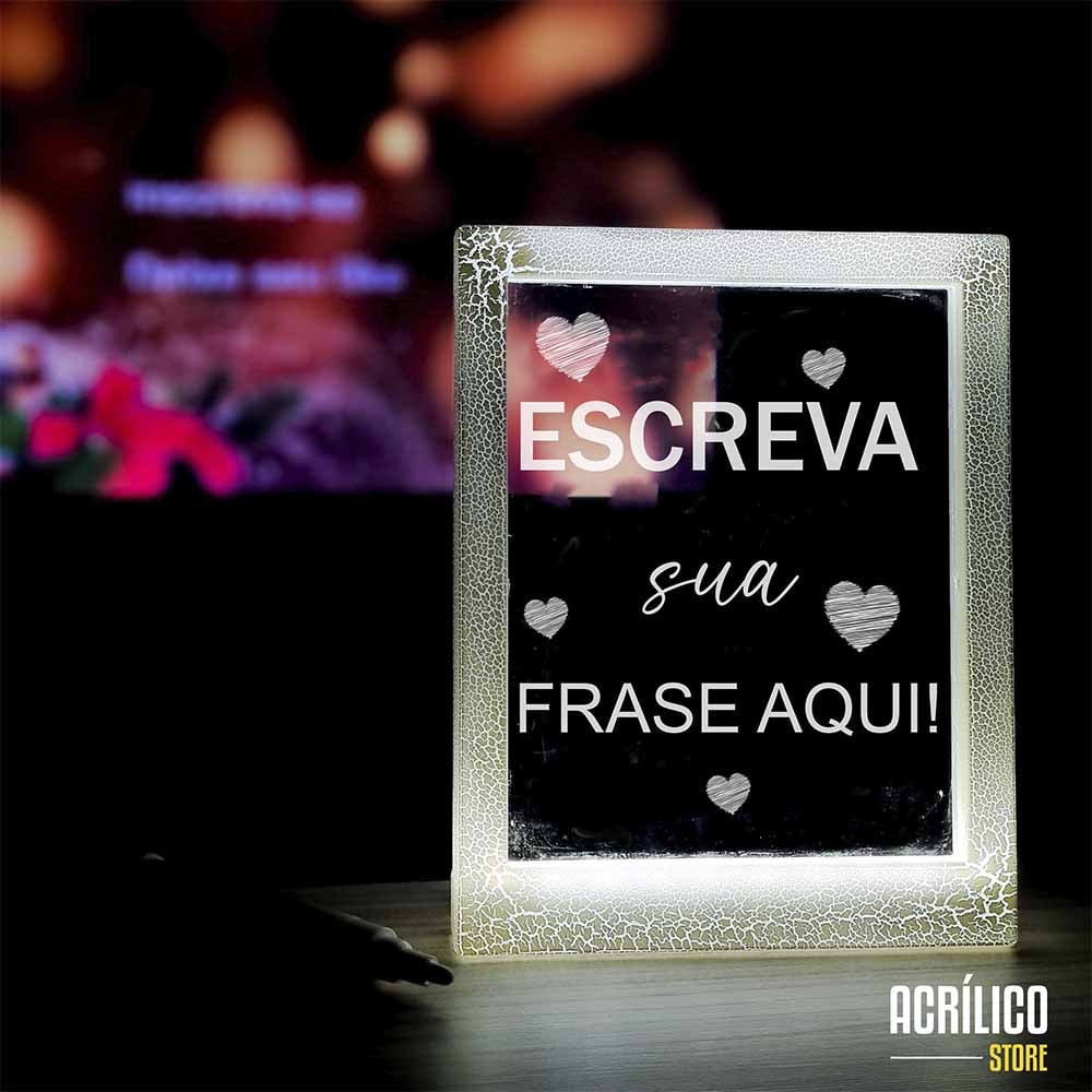 Moldura Decorativa Led - Escreva com Canetinha Moldura Decorativa Led - Escreva com Canetinha