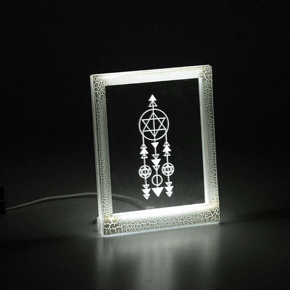 Moldura Decorativa Led - Filtro dos Sonhos Geométrico Moldura Decorativa Led - Filtro dos Sonhos Geométrico