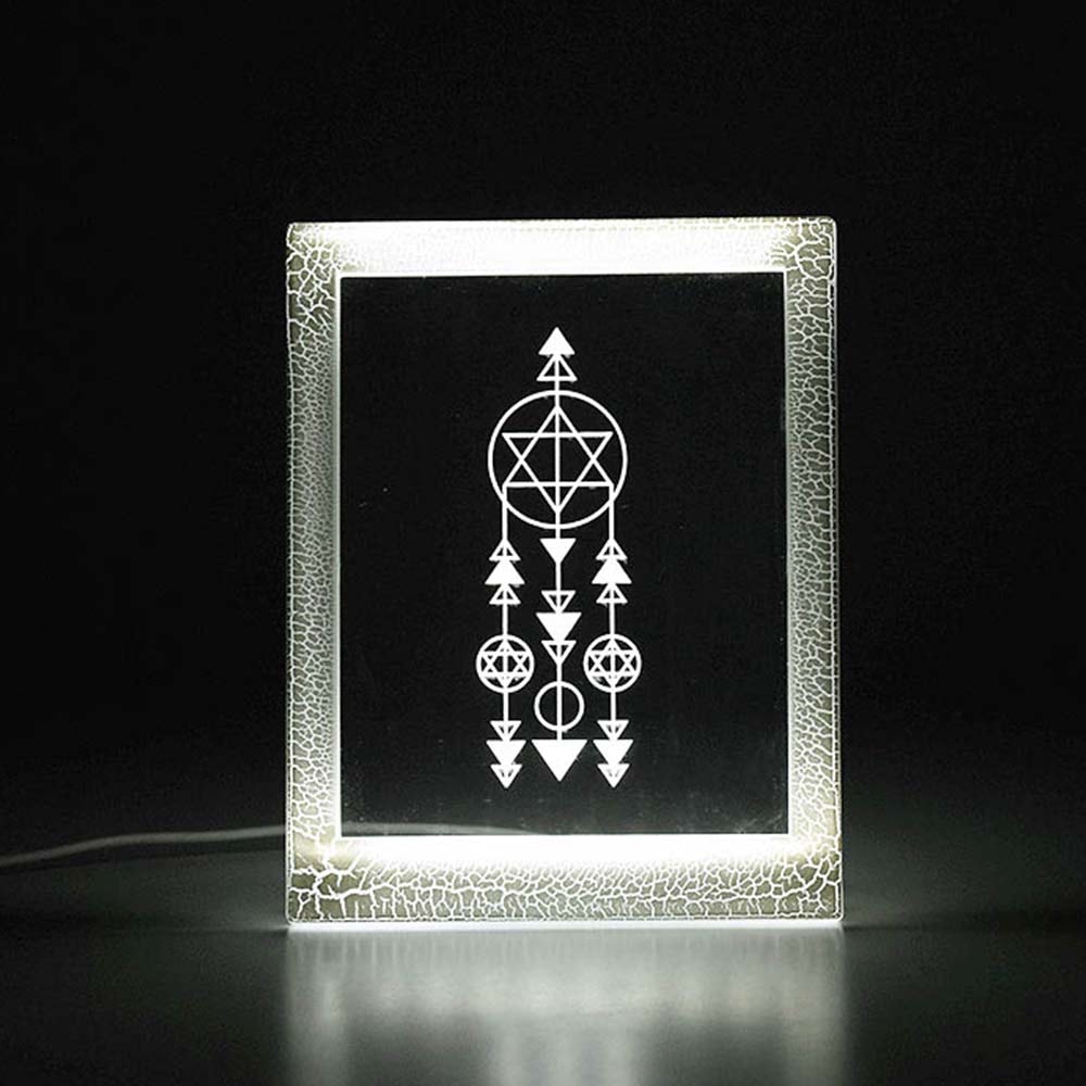 Moldura Decorativa Led - Filtro dos Sonhos Geométrico Moldura Decorativa Led - Filtro dos Sonhos Geométrico