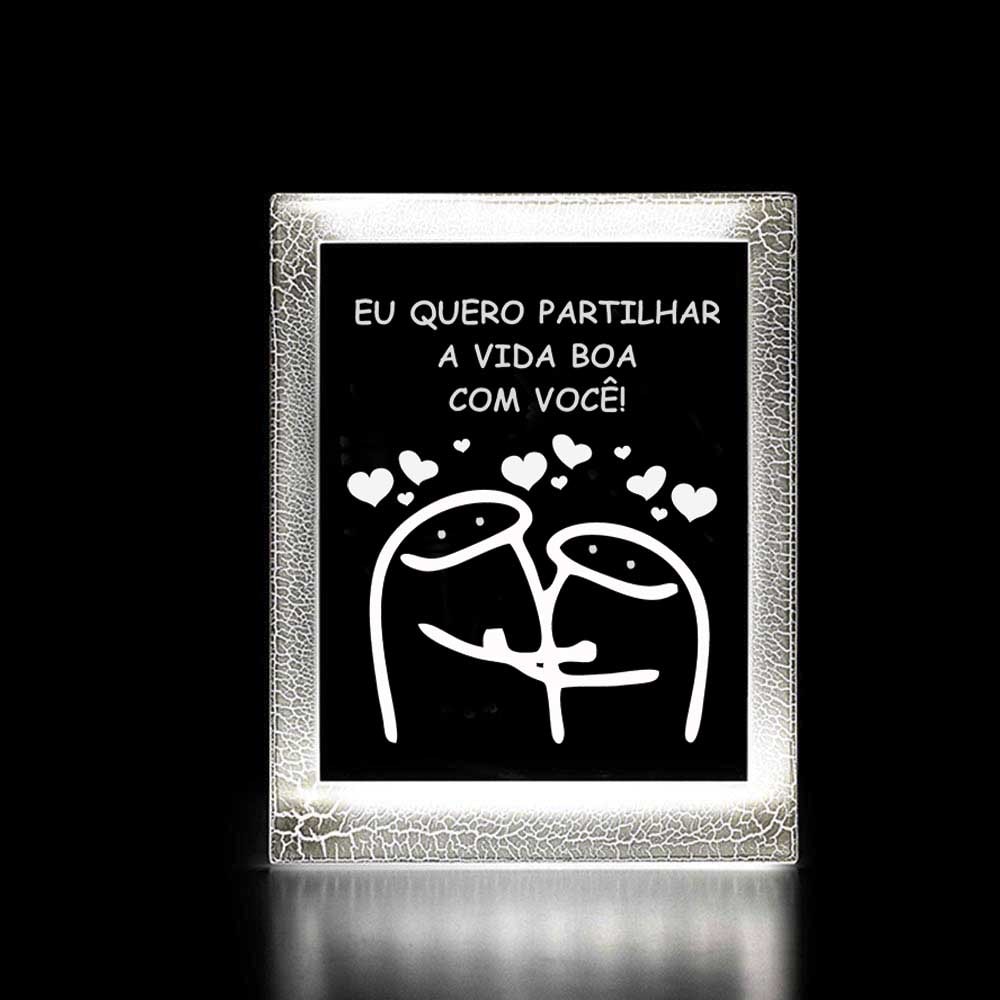 Moldura Decorativa Led - Flork Casal Moldura Decorativa Led - Flork Casal