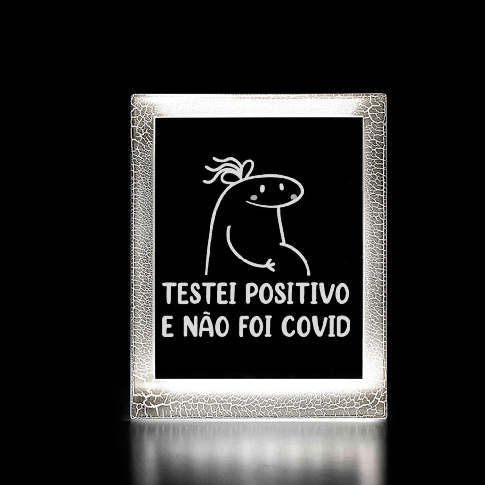 Moldura Decorativa Led - Flork Grávida Moldura Decorativa Led - Flork Grávida