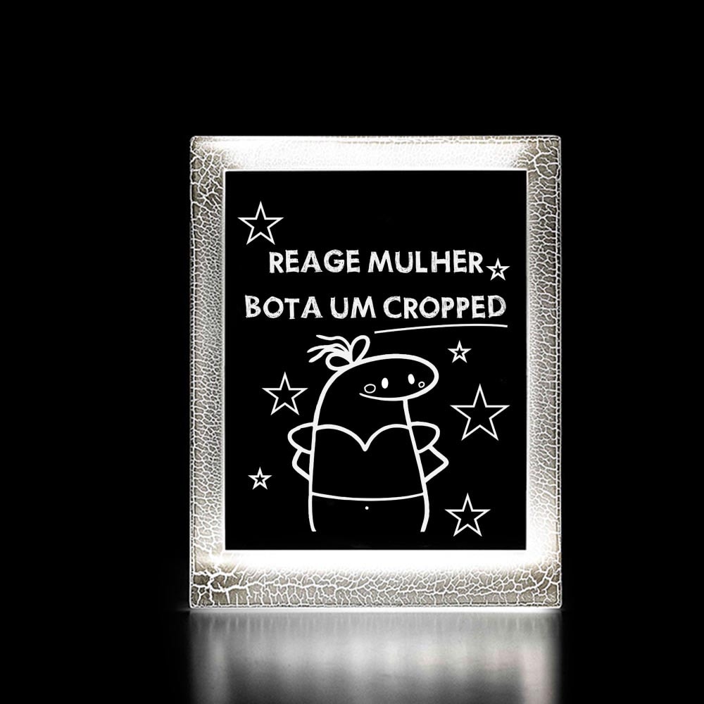 Moldura Decorativo Led - Flork Cropped Moldura Decorativo Led - Flork Cropped