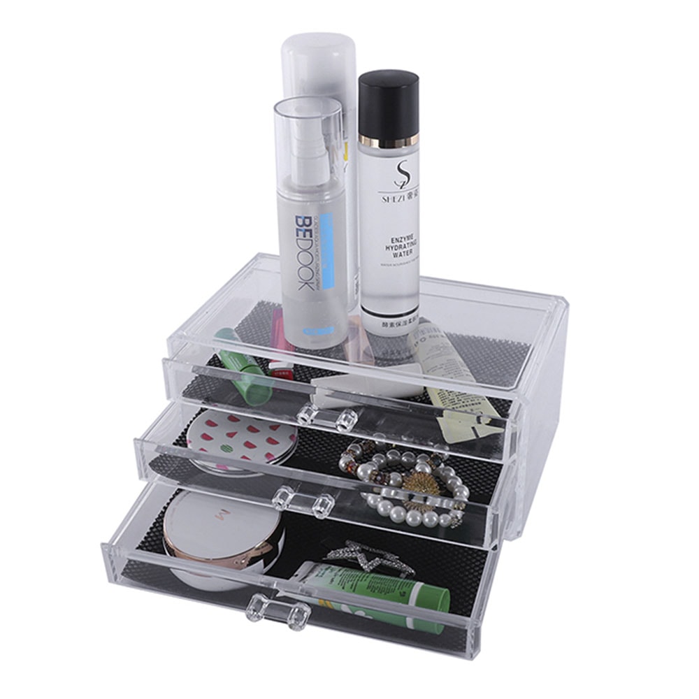 Organizador de Maquiagem 3 Gavetas Organizador de Maquiagem 3 Gavetas