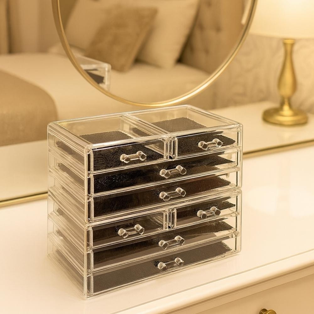 Organizador de Maquiagem 8 Gavetas Organizador de Maquiagem 8 Gavetas