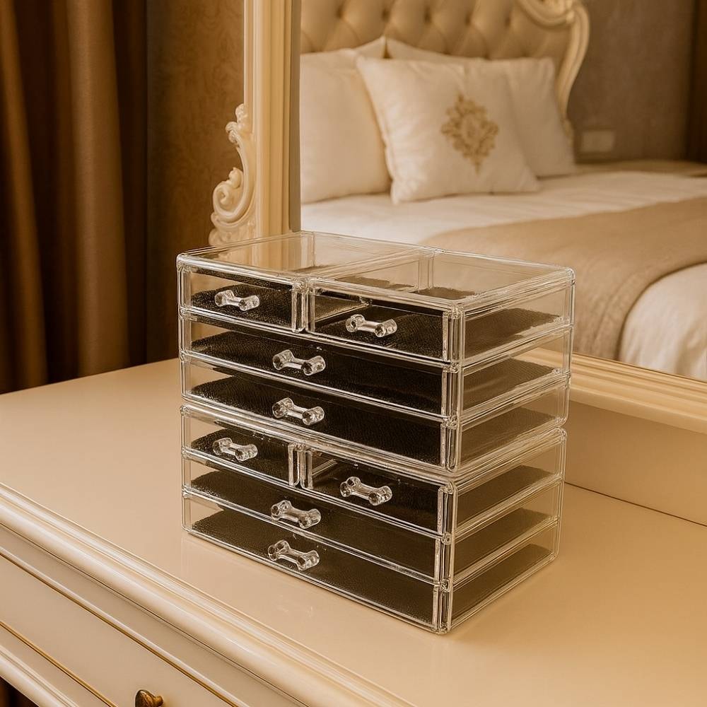 Organizador de Maquiagem 8 Gavetas Organizador de Maquiagem 8 Gavetas