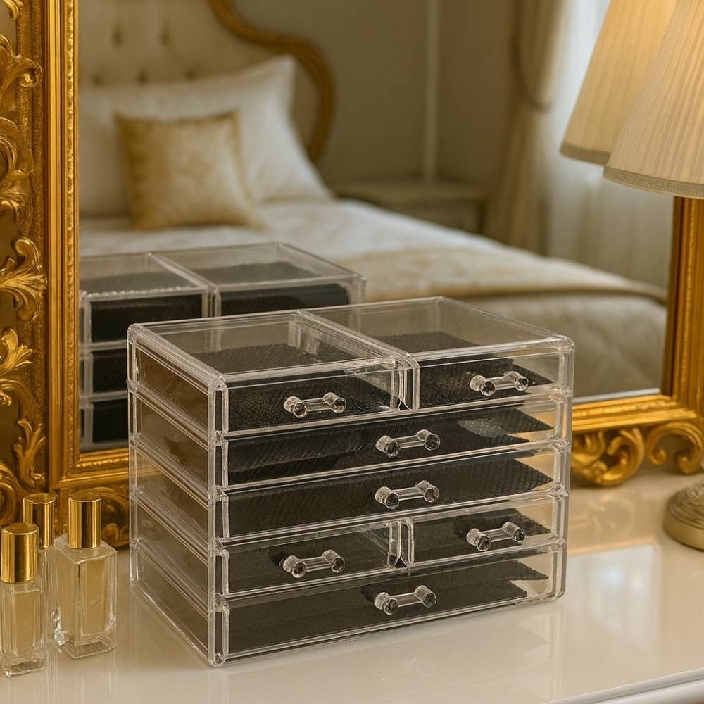 Organizador de Maquiagem 8 Gavetas Organizador de Maquiagem 8 Gavetas