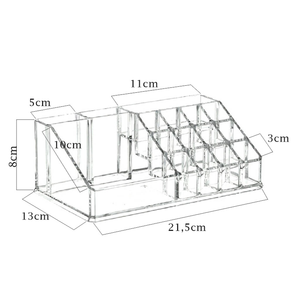 Organizador de Maquiagem com 10 Gavetas e Porta Batom Organizador de Maquiagem com 10 Gavetas e Porta Batom