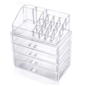 Organizador de Maquiagem Com Porta Batom Luxo