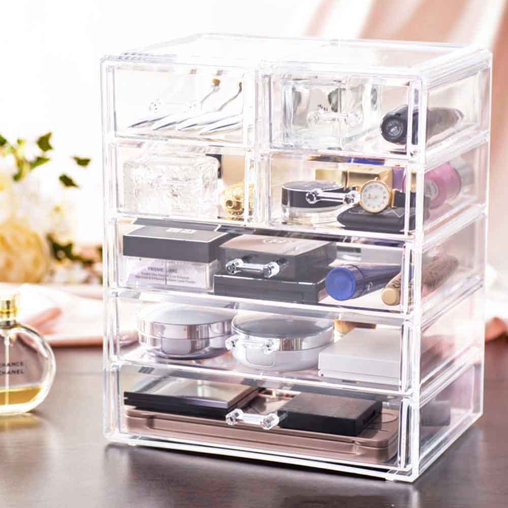Organizador de Maquiagem e Cosméticos em Acrílico Organizador de Maquiagem e Cosméticos em Acrílico
