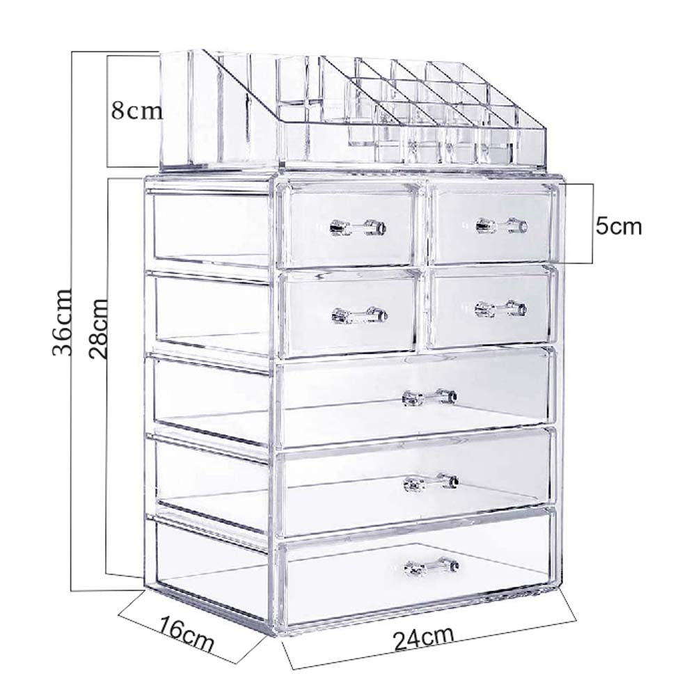 Organizador de Maquiagem e Cosméticos em Acrílico Organizador de Maquiagem e Cosméticos em Acrílico