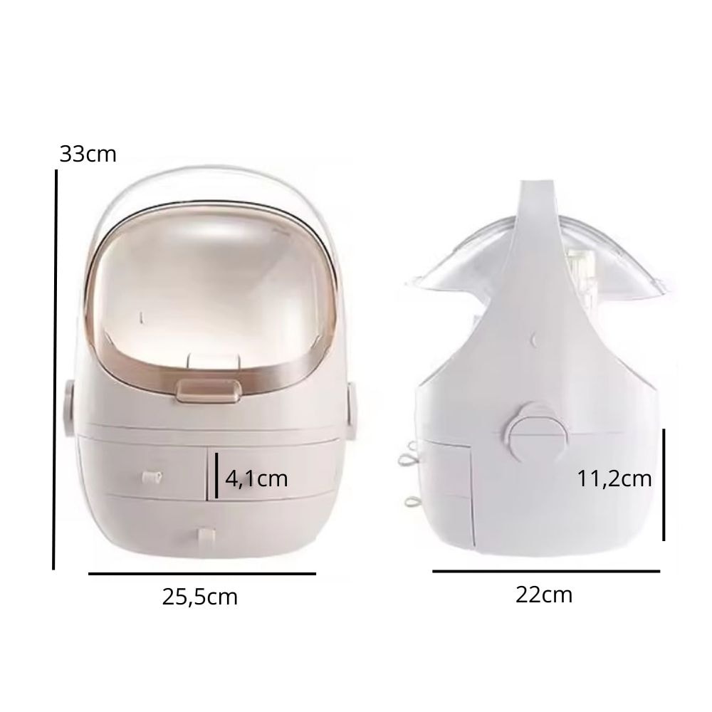 Organizador de Maquiagem e Cosméticos Portátil Organizador de Maquiagem e Cosméticos Portátil