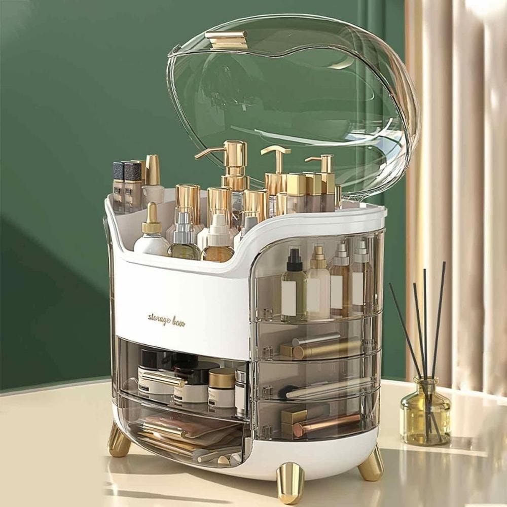 Organizador de Maquiagem e Cosméticos Portátil Deluxe