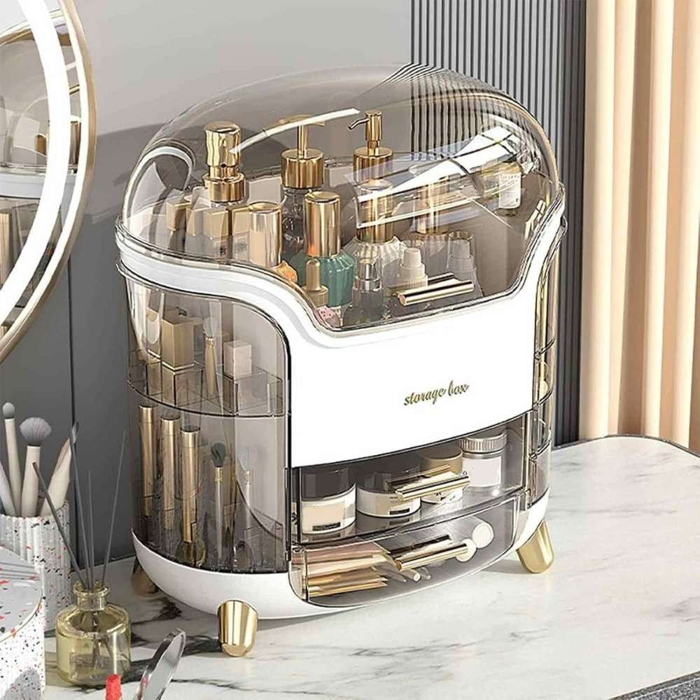 Organizador de Maquiagem e Cosméticos Portátil Deluxe