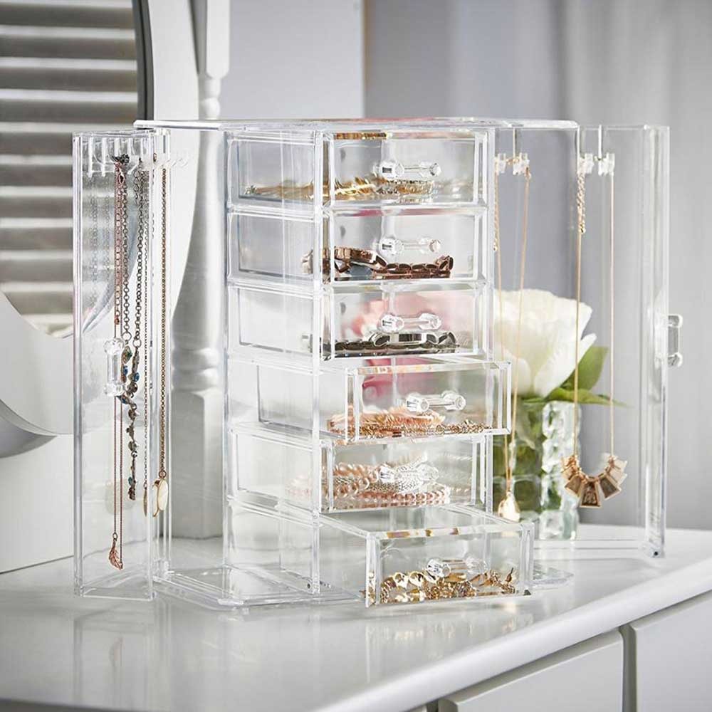 Organizador de Maquiagem e Joias Organizador de Maquiagem e Joias