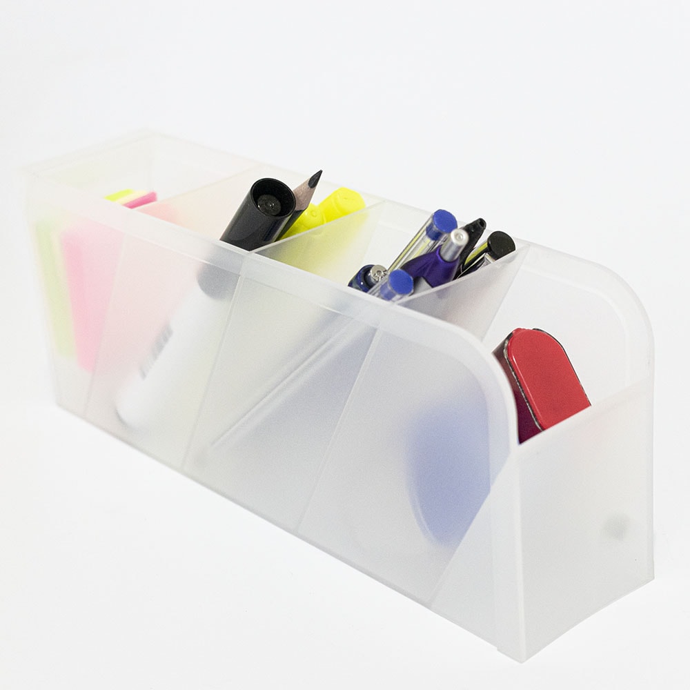 Organizador de Mesa Multiuso com 4 divisórias - 2 ou 4 Unidades Organizador de Mesa Multiuso com 4 divisórias - 2 ou 4 Unidades