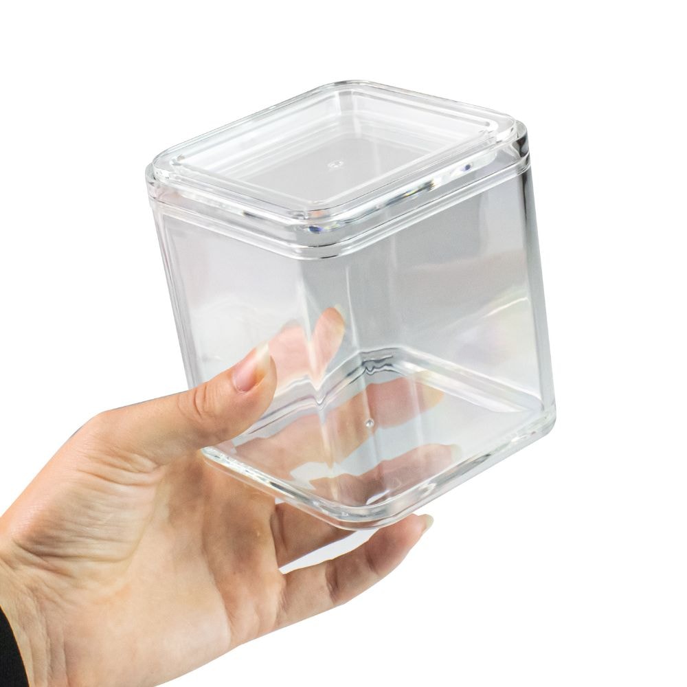 Organizador de Utensílios em Acrílico com Tampa Organizador de Utensílios em Acrílico com Tampa