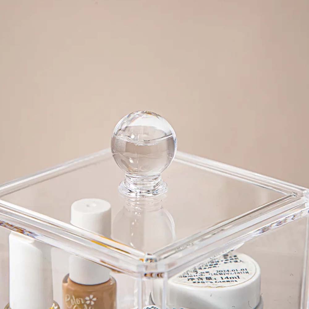 Organizador de Utensílios em Acrílico Triplo Organizador de Utensílios em Acrílico Triplo