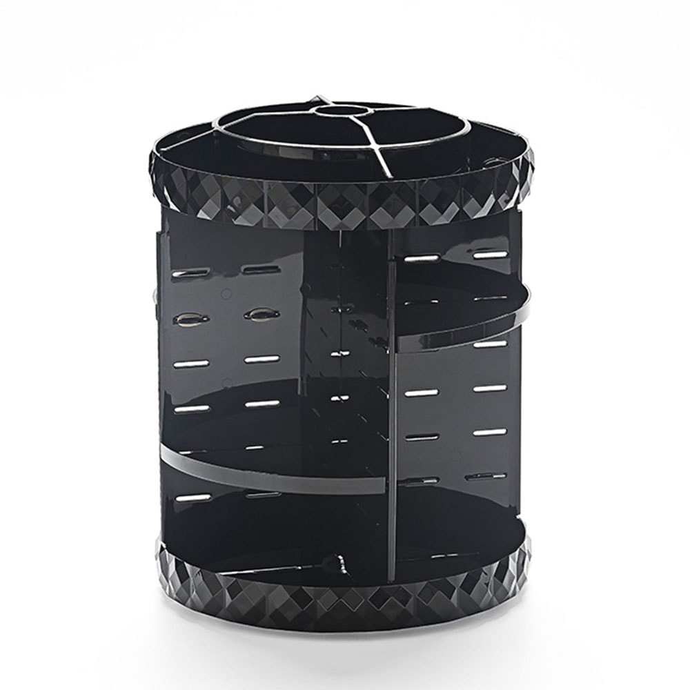 Organizador Giratório Black para Maquiagem e Cosméticos Diamond