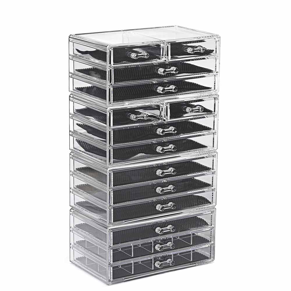 Organizador Grande de Maquiagem 14 Gavetas Organizador Grande de Maquiagem 14 Gavetas