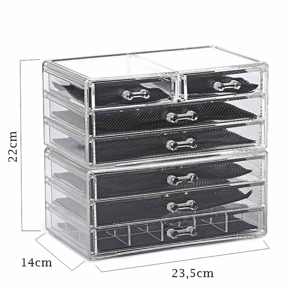 Organizador Grande de Maquiagem 7 Gavetas Organizador Grande de Maquiagem 7 Gavetas