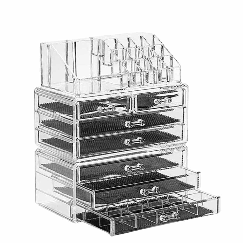 Organizador Grande de Maquiagem 7 Gavetas e Porta Batom Organizador Grande de Maquiagem 7 Gavetas e Porta Batom