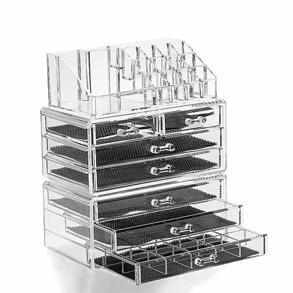 Organizador Grande de Maquiagem 7 Gavetas e Porta Batom Organizador Grande de Maquiagem 7 Gavetas e Porta Batom