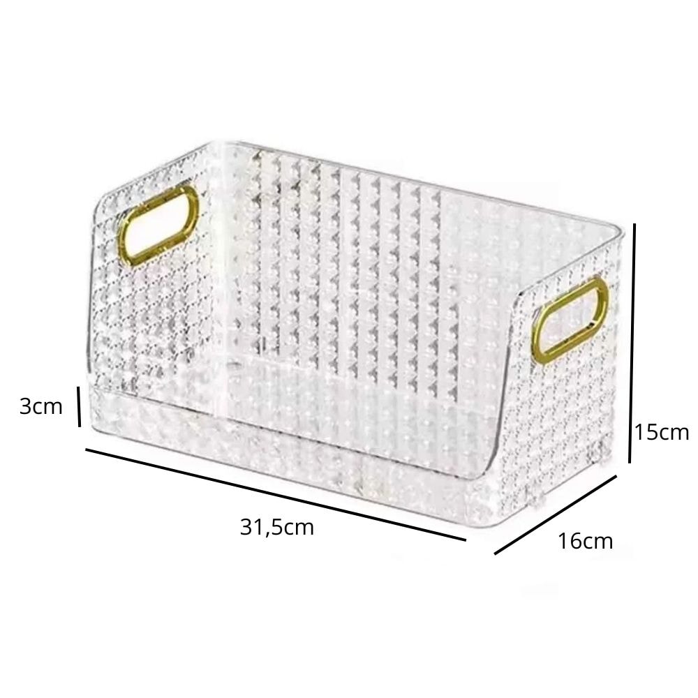 Organizador Grande em Acrílico Modular Diamond Organizador Grande em Acrílico Modular Diamond