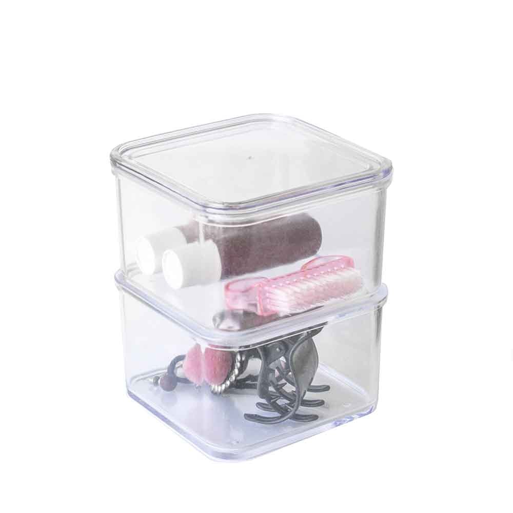 Organizador Multiuso Duplo de Acrílico Organizador Multiuso Duplo de Acrílico