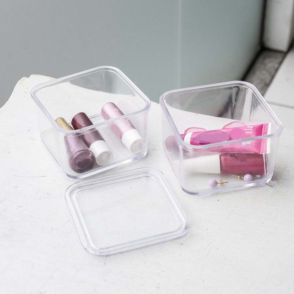 Organizador Multiuso Duplo de Acrílico Organizador Multiuso Duplo de Acrílico