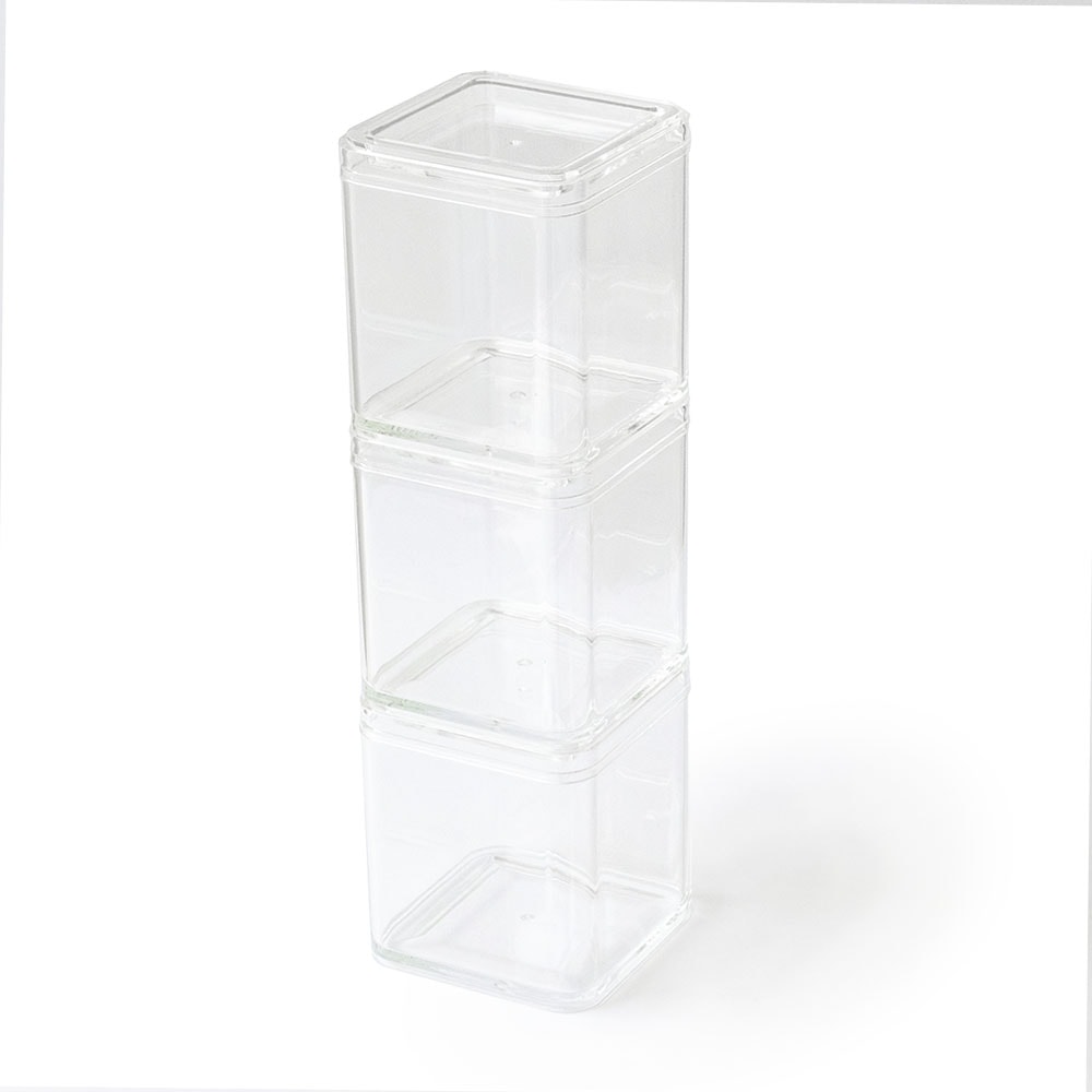 Organizador Triplo em Acrílico para Maquiagem e Acessórios Organizador Triplo em Acrílico para Maquiagem e Acessórios