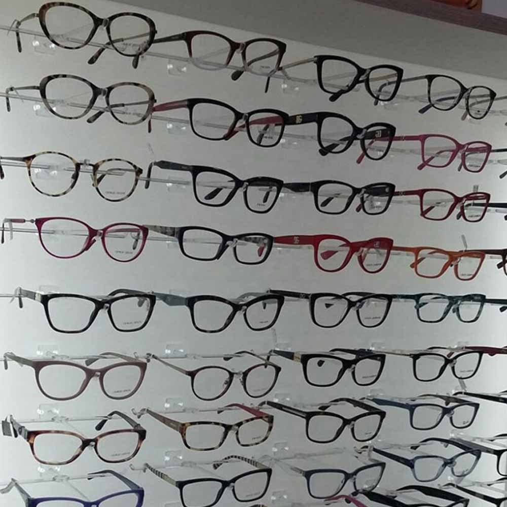 Painel Expositor em Acrílico para Óculos - Tamanho 100X100cm