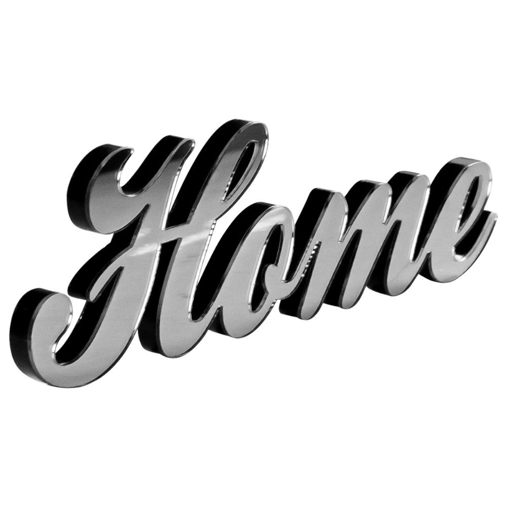 Palavra Decorativa em Acrílico Espelhado Home Palavra Decorativa em Acrílico Espelhado Home