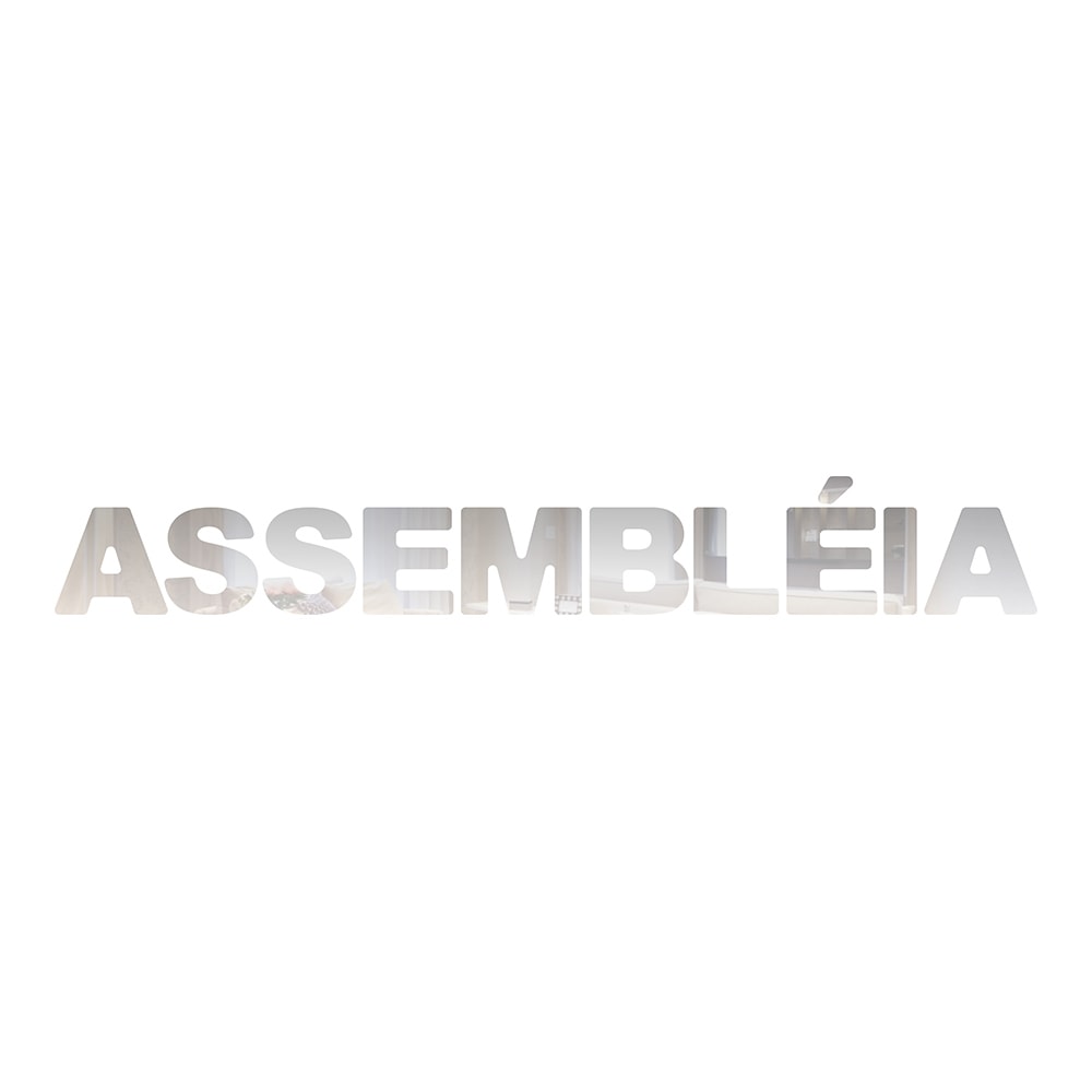 Palavra em Acrílico Espelhado - Assembléia Palavra em Acrílico Espelhado - Assembléia