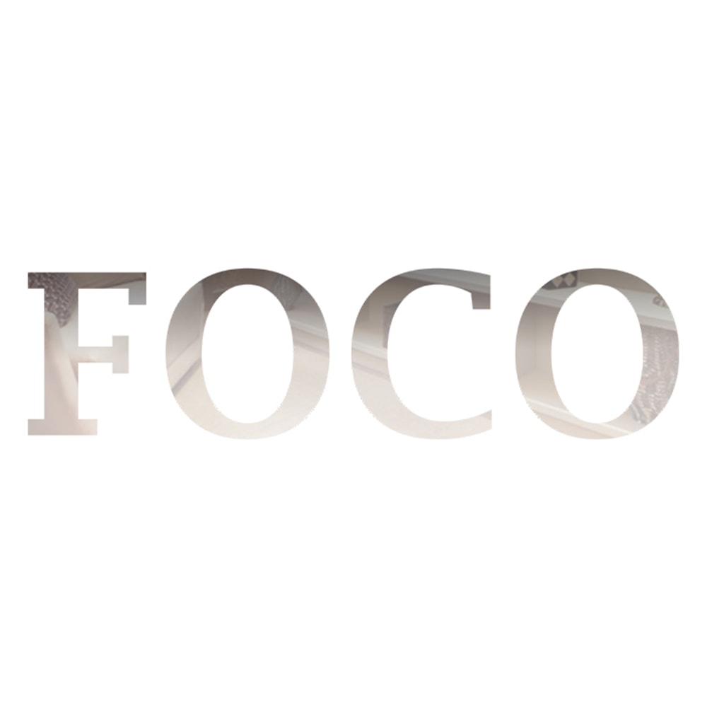 Palavra em Acrílico Espelhado - Foco Palavra em Acrílico Espelhado - Foco