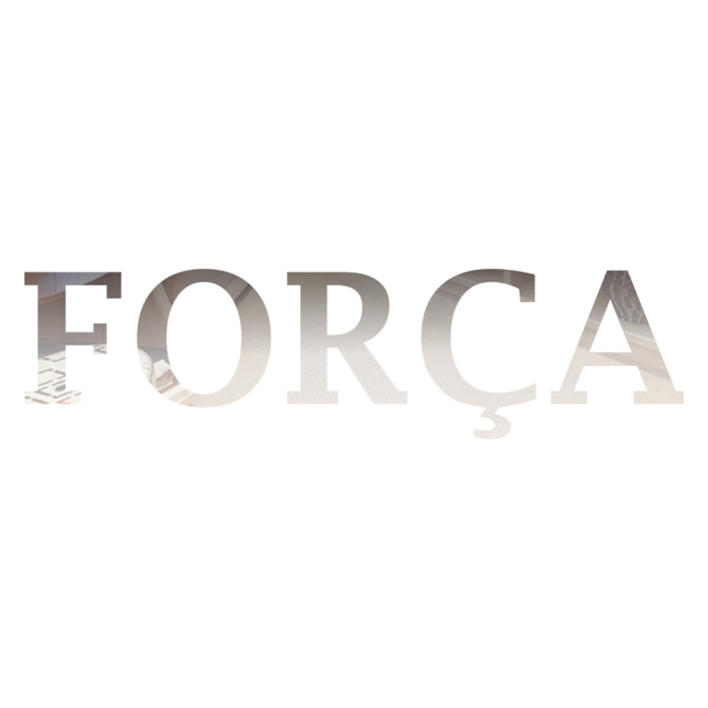 Palavra em Acrílico Espelhado - Força Palavra em Acrílico Espelhado - Força