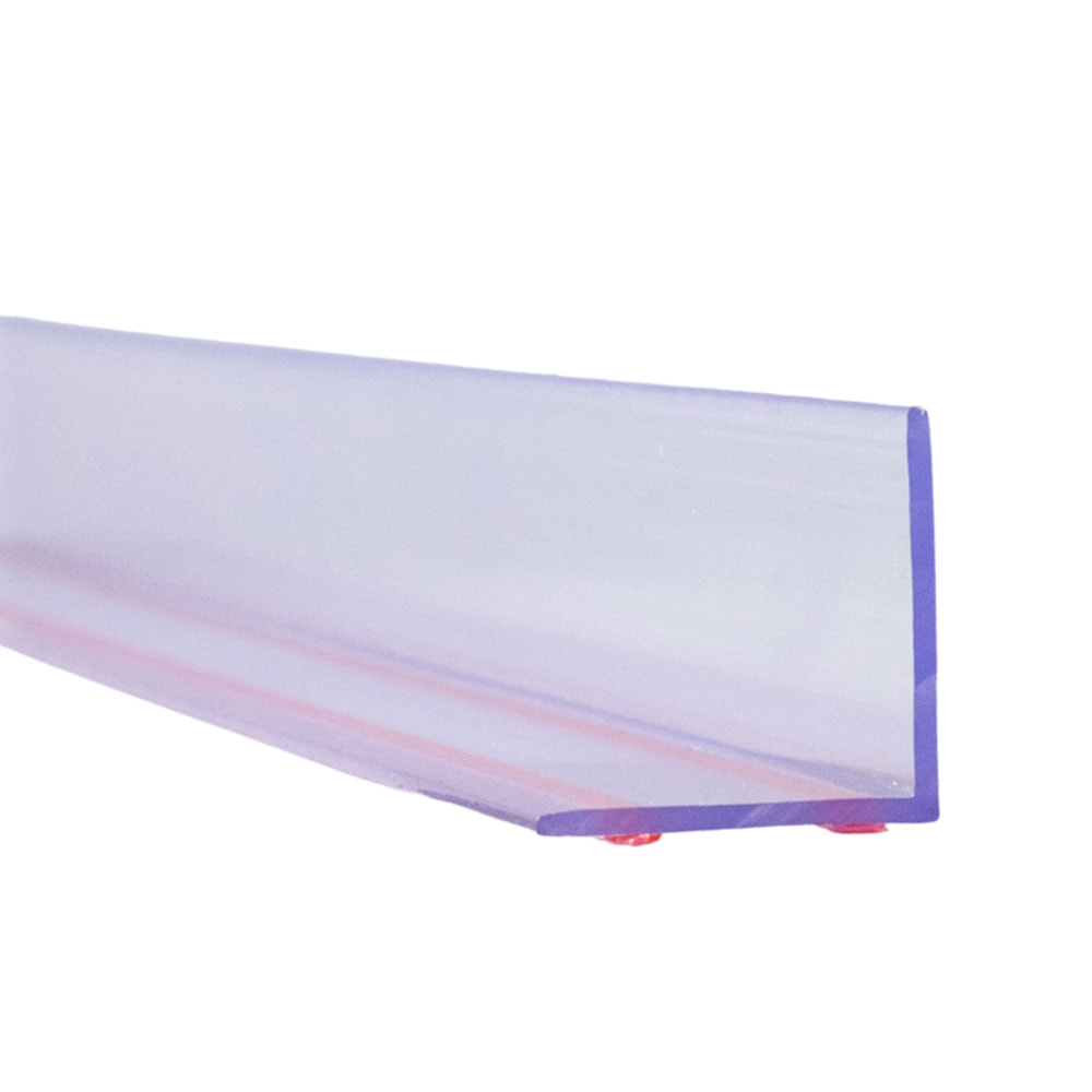 Perfil Cantoneira Aparador de Gondolas em PVC - 100cm Perfil Cantoneira Aparador de Gondolas em PVC - 100cm