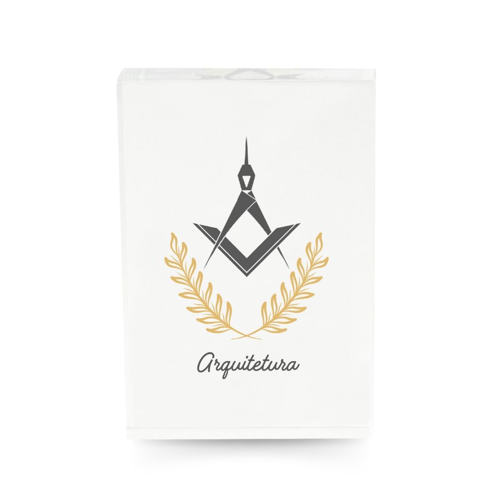 Placa de Mesa em Acrílico - Profissão Arquitetura Placa de Mesa em Acrílico - Profissão Arquitetura