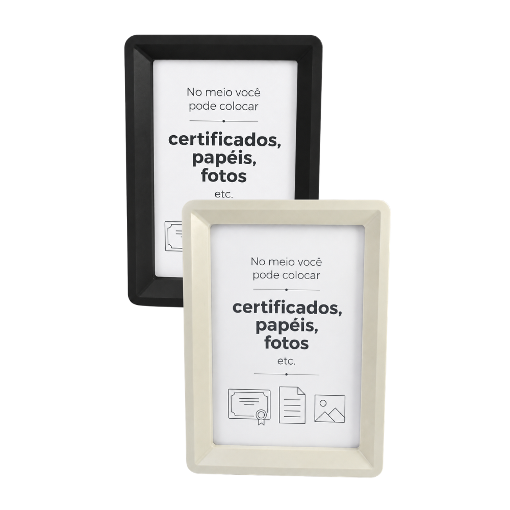 Placa de Premiação com Moldura Decorativa A5