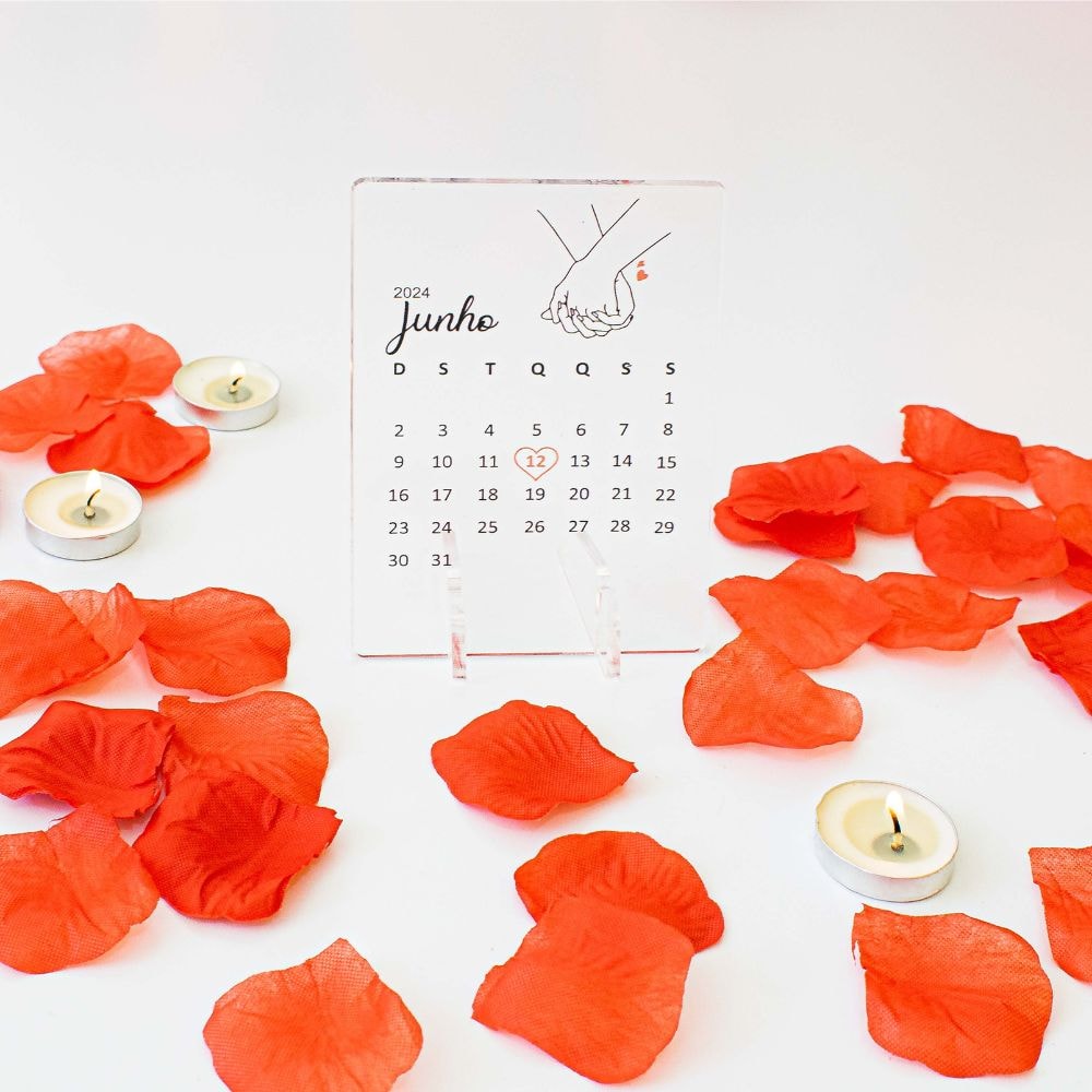 Placa Decorativa em Acrílico para Casal Placa Decorativa em Acrílico para Casal