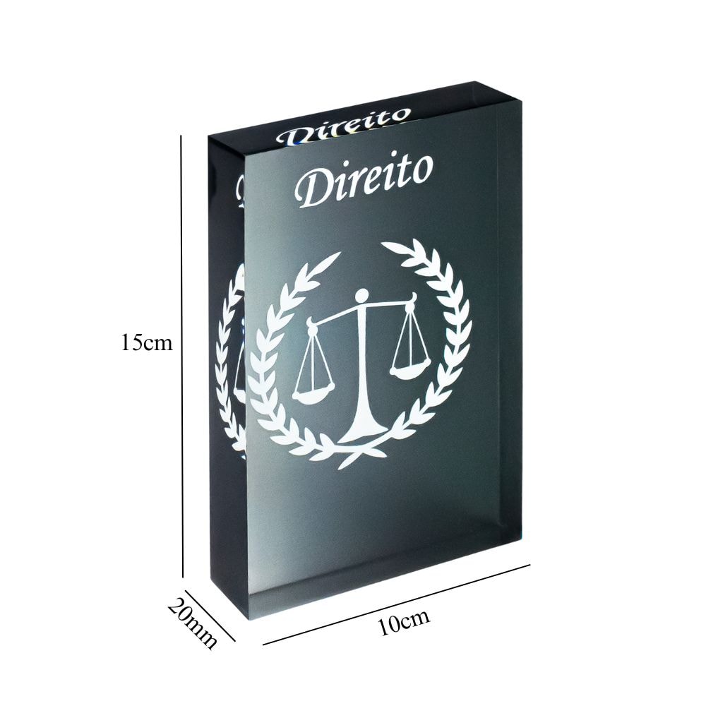 Placa Decorativa Escritório Balança da Justiça & Direito Placa Decorativa Escritório Balança da Justiça & Direito