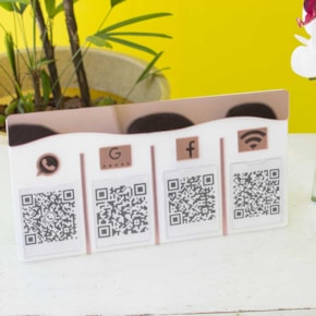 Placa e Display Pix Rosé com 4 Bolsas