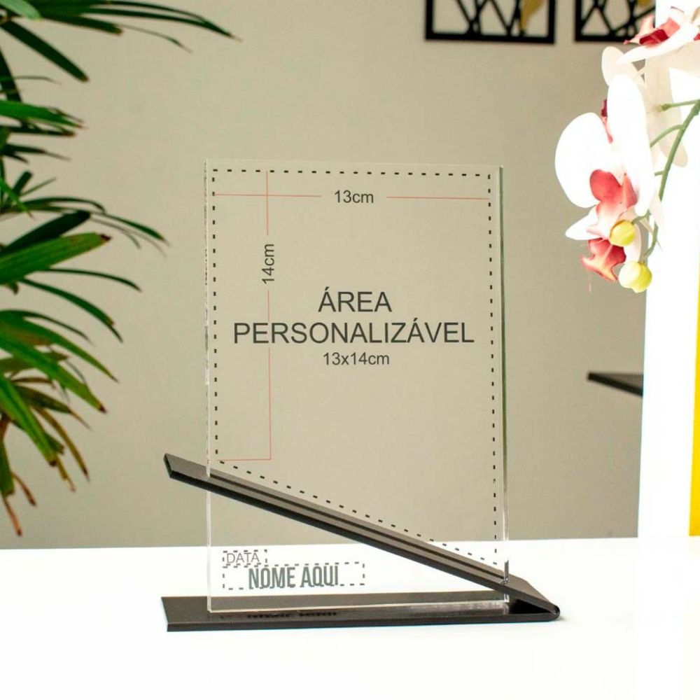 Placa Homenagem Comemorativa em Acrílico Personalizada Placa Homenagem Comemorativa em Acrílico Personalizada