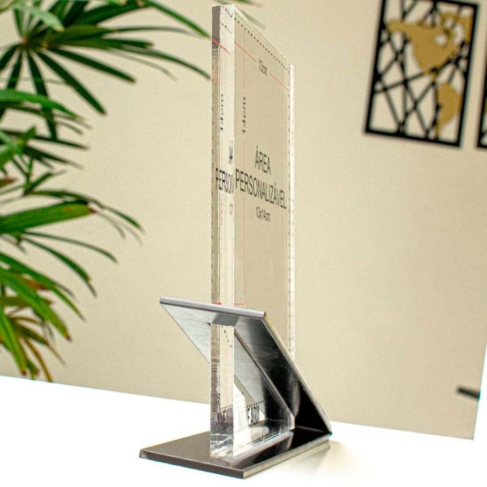 Placa Homenagem Comemorativa em Acrílico Personalizada Placa Homenagem Comemorativa em Acrílico Personalizada