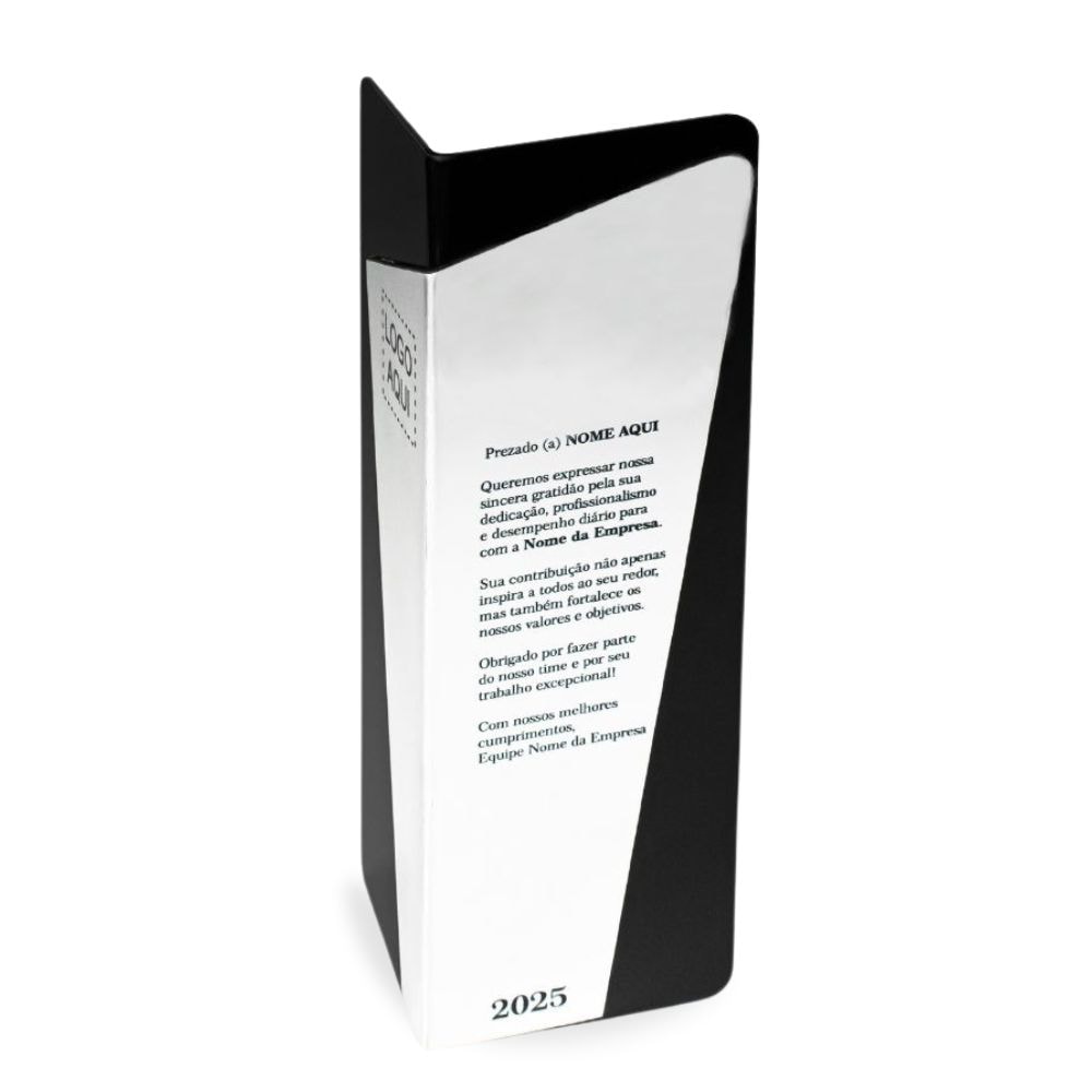 Placa Homenagem em Acrílico Luxo Placa Homenagem em Acrílico Luxo