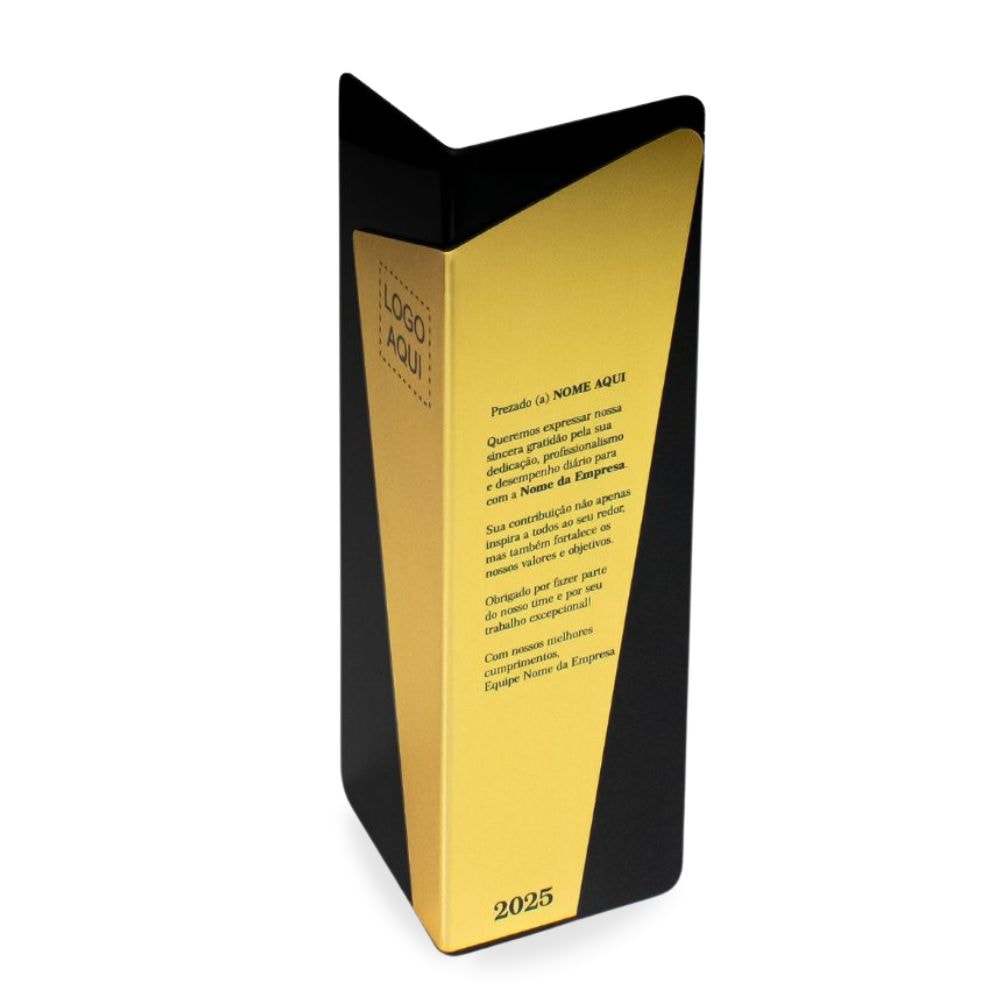 Placa Homenagem em Acrílico Luxo Placa Homenagem em Acrílico Luxo