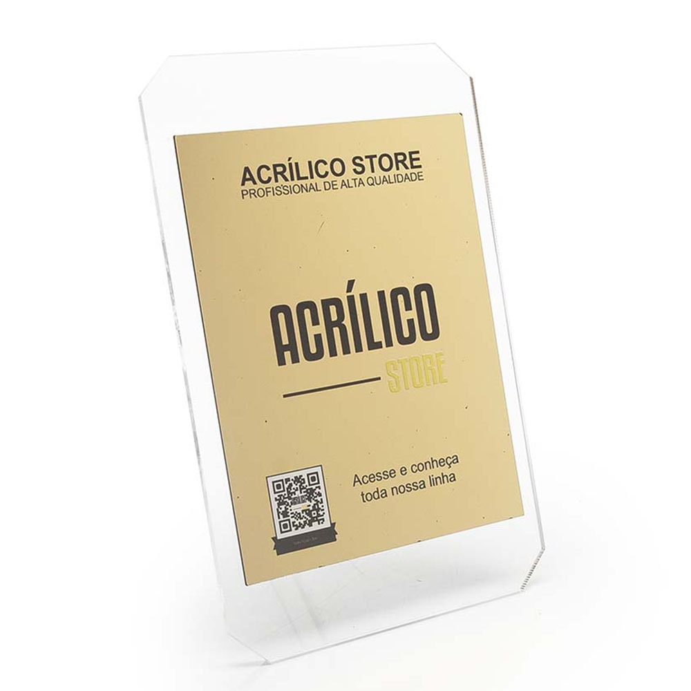 Placa Homenagem em Acrílico Personalizada Placa Homenagem em Acrílico Personalizada