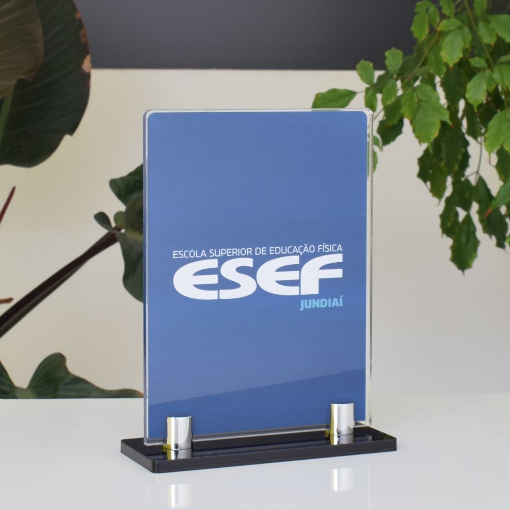 Placa Homenagem em Acrílico Personalizado 15x20cm Placa Homenagem em Acrílico Personalizado 15x20cm