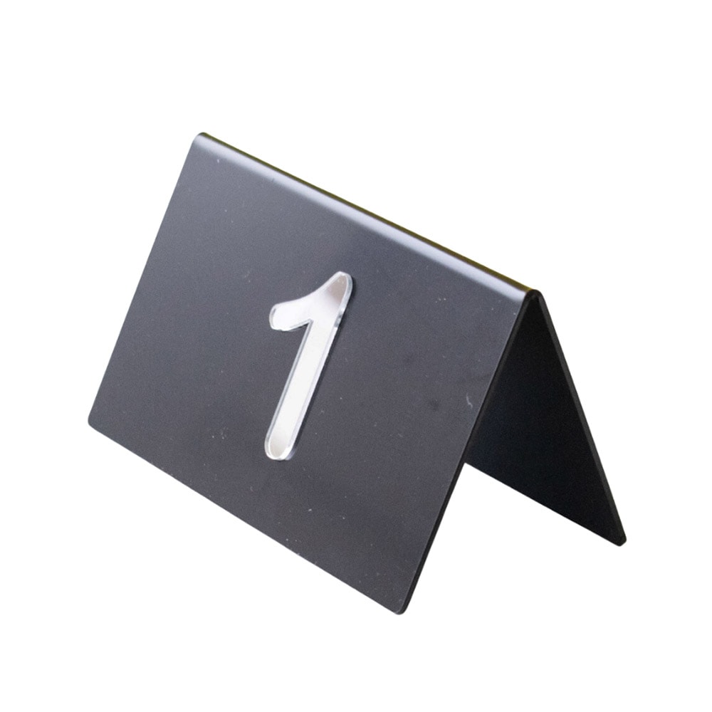 Placa para Numeração de Mesa Placa para Numeração de Mesa