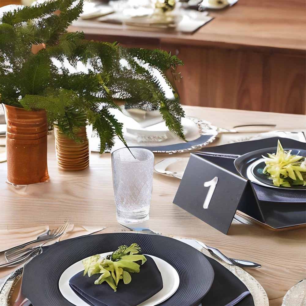 Placa para Numeração de Mesa Placa para Numeração de Mesa