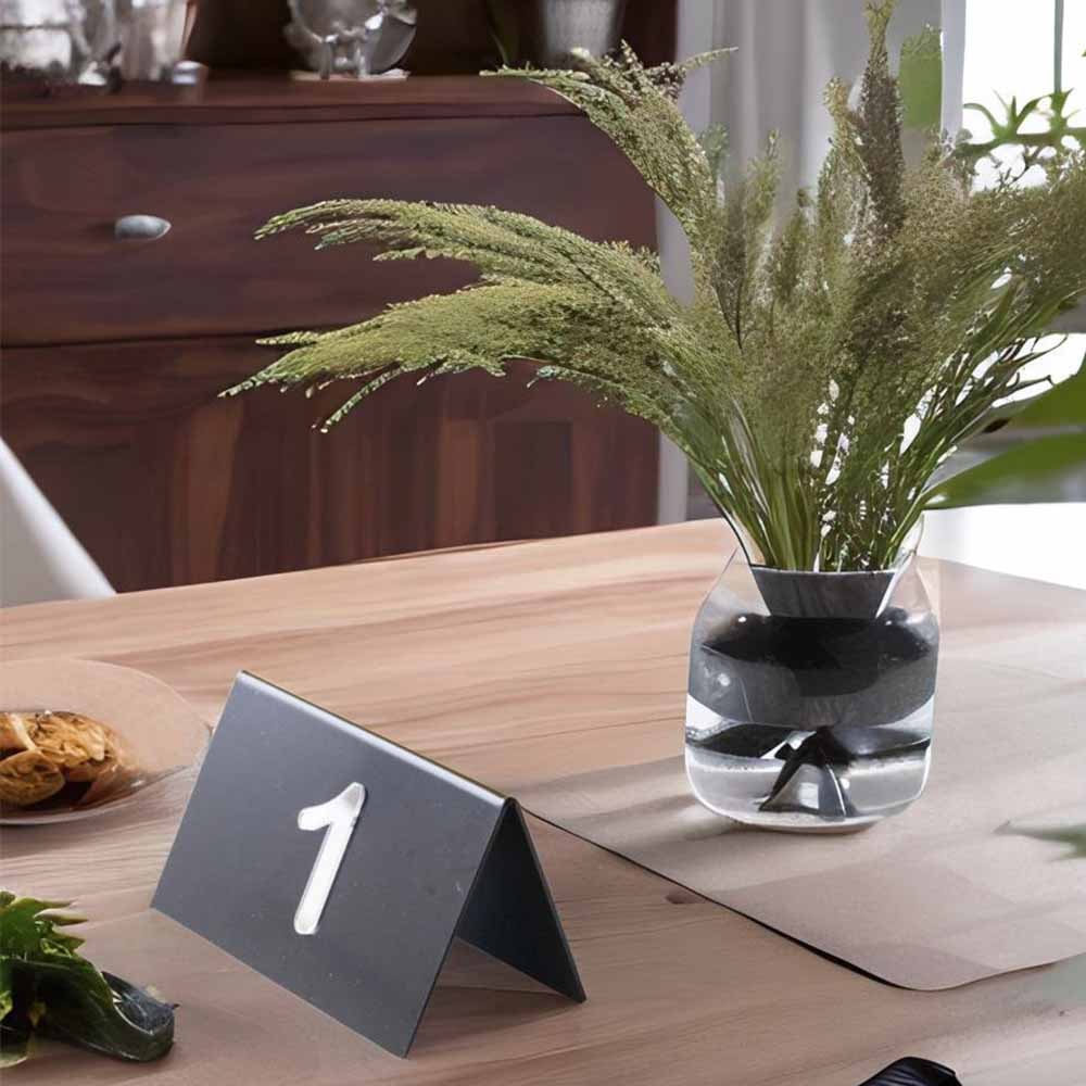 Placa para Numeração de Mesa Placa para Numeração de Mesa